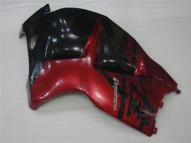 1996-2007 Red Black Suzuki GSXR 1300 Hayabusa Motorcycle Fairing Kit