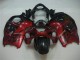 1996-2007 Red Black Suzuki GSXR 1300 Hayabusa Motorcycle Fairing Kit