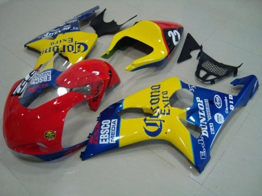 2000-2002 Red Yellow Blue Corona Race Suzuki GSXR 1000 Motorbike Fairings