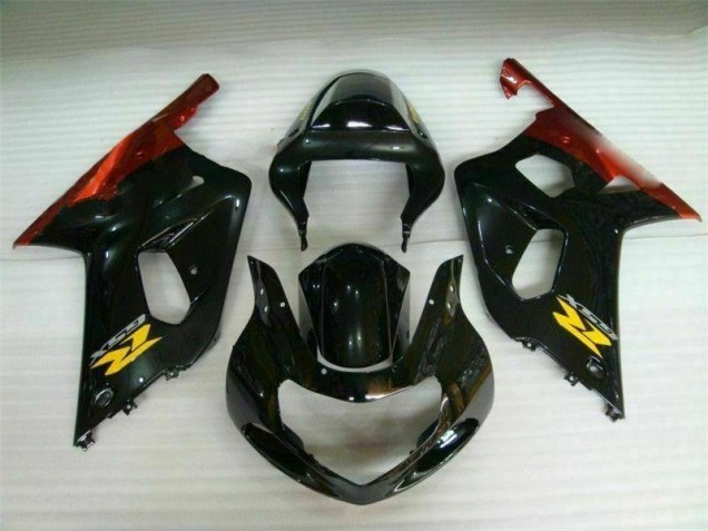 2001-2003 Black Suzuki GSXR 600/750 Moto Fairings