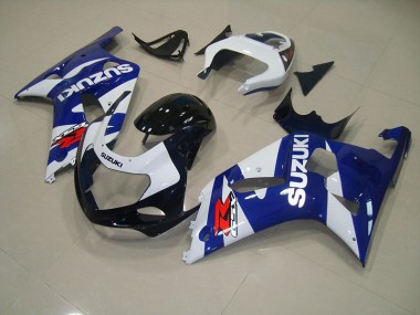 2001-2003 Blue White Suzuki GSXR750 Motorbike Fairing