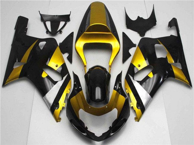 2001-2003 Gold Black Suzuki GSXR 600/750 Bike Fairing