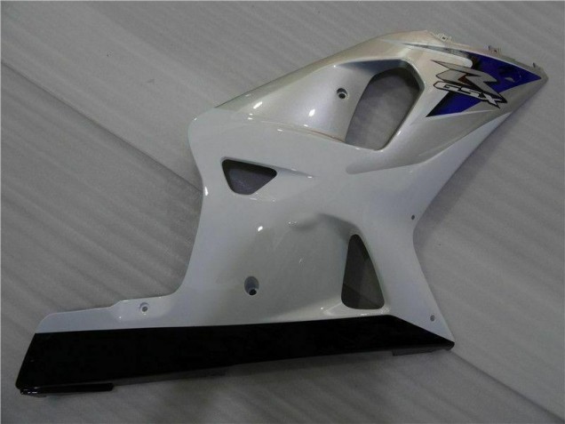 2001-2003 White Silver Suzuki GSXR 600/750 Bike Fairings