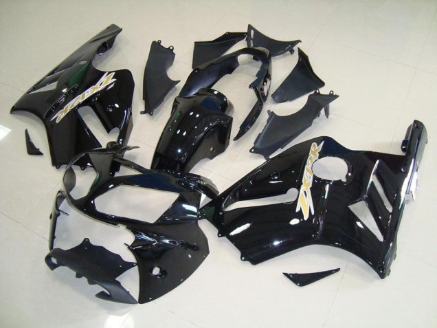 2002-2006 Glossy Black Kawasaki ZX12R Replacement Fairings