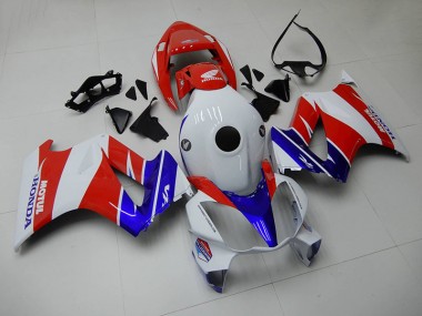 2002-2013 Blue White Red Honda VFR800 Moto Fairings