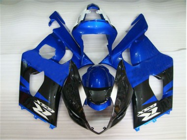 2003-2004 Black Blue Suzuki GSXR 1000 Motorcycle Fairings Kits & Bodywork