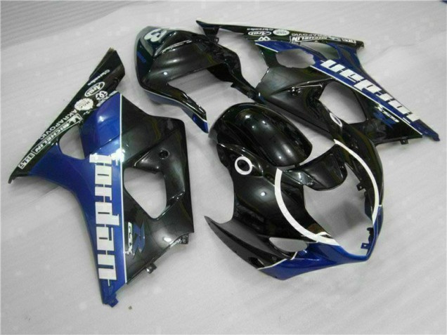 2003-2004 Black Blue Suzuki GSXR 1000 Motorcycle Fairing & Bodywork