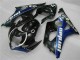 2003-2004 Black Blue Suzuki GSXR 1000 Motorcycle Fairing & Bodywork