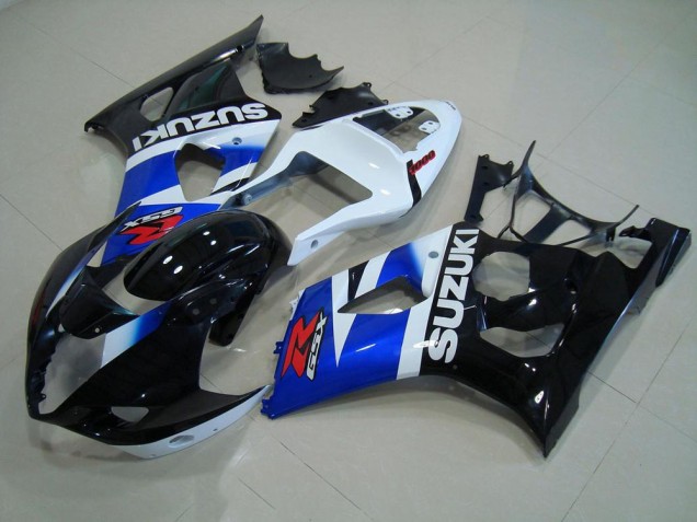 2003-2004 Black Blue White Suzuki GSXR 1000 Motorcycle Fairing Kit