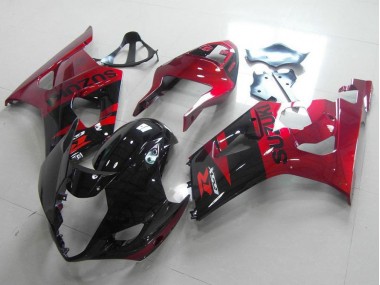 2003-2004 Black Red Suzuki GSXR 1000 Bike Fairing