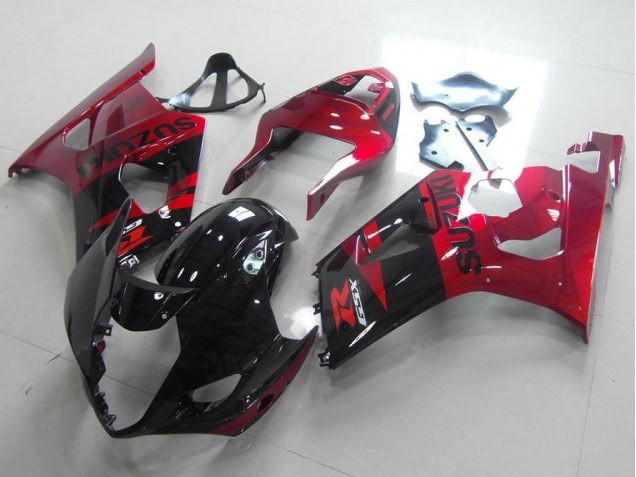 2003-2004 Black Red Suzuki GSXR 1000 Bike Fairing