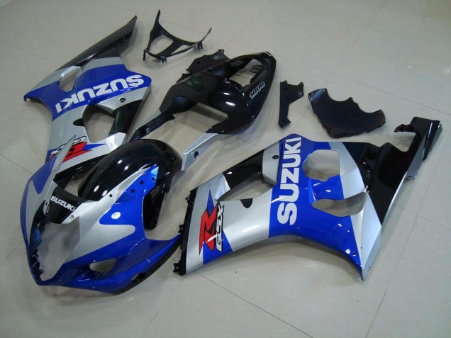 2003-2004 Blue Silver Suzuki GSXR 1000 Motorcycle Fairings