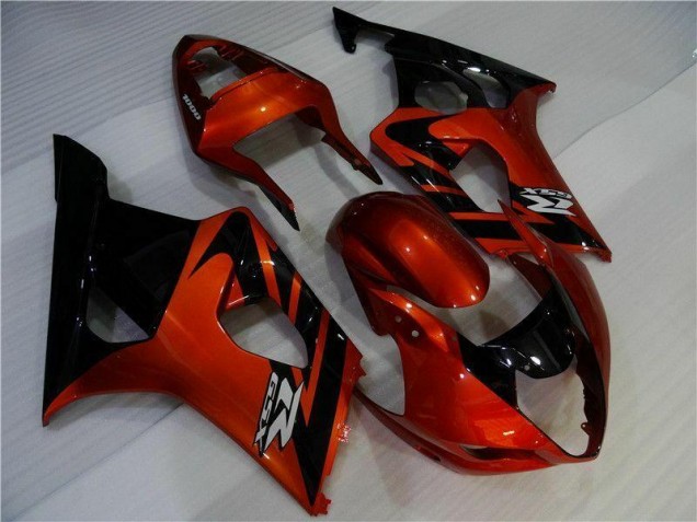 2003-2004 Brown Black Suzuki GSXR 1000 Motorcycle Fairings