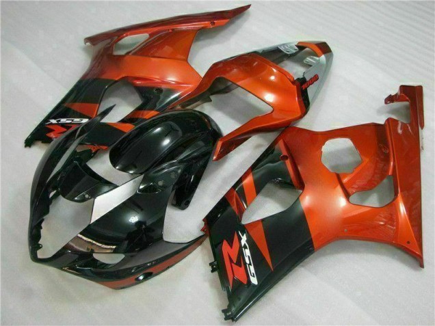 2003-2004 Brown Black Suzuki GSXR 1000 Replacement Motorcycle Fairings