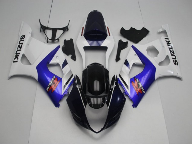 2003-2004 Dark Blue Front and Blue Suzuki GSXR 1000 Motorcycle Replacement Fairings