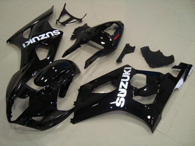 2003-2004 Glossy Black Suzuki GSXR 1000 Motor Fairings & Bodywork