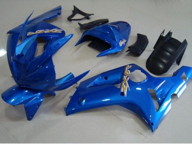 2003-2004 Light Blue Kawasaki ZX6R Motorcycle Fairing