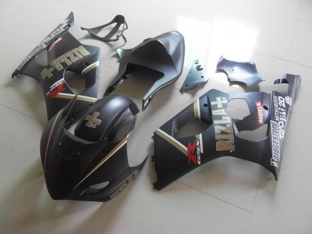 2003-2004 Matte Black Rizla Race Suzuki GSXR 1000 Motorcycle Fairings