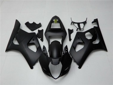 2003-2004 Matte Black Suzuki GSXR 1000 Motorcycle Bodywork