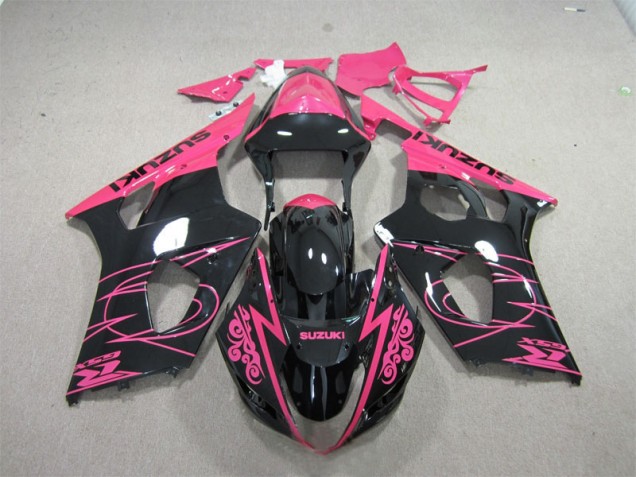 2003-2004 Pink Black Suzuki GSXR1000 Bike Fairing Kit