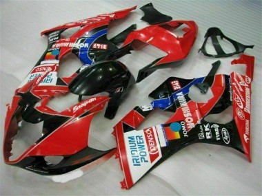 2003-2004 Red Suzuki GSXR 1000 Bike Fairing