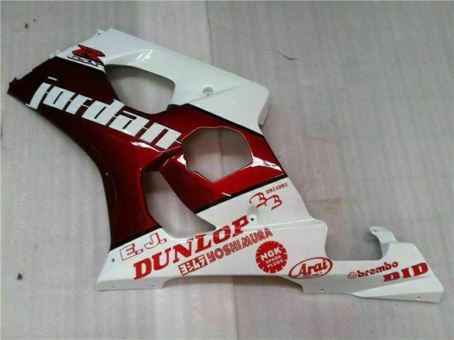 2003-2004 Red White Suzuki GSXR 1000 Motorcycle Bodywork