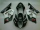 2003-2004 White Black Suzuki GSXR 1000 Motorbike Fairing