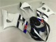 2003-2004 White Black Suzuki GSXR 1000 Motorcycle Fairings