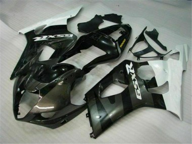 2003-2004 White Black Suzuki GSXR 1000 Bike Fairing