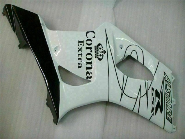 2003-2004 White Suzuki GSXR 1000 Motor Bike Fairings