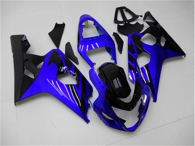 2004-2005 Blue Black Suzuki GSXR 600/750 Motorcycle Fairings Kits