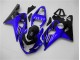 2004-2005 Blue Black Suzuki GSXR 600/750 Motorcycle Fairings Kits