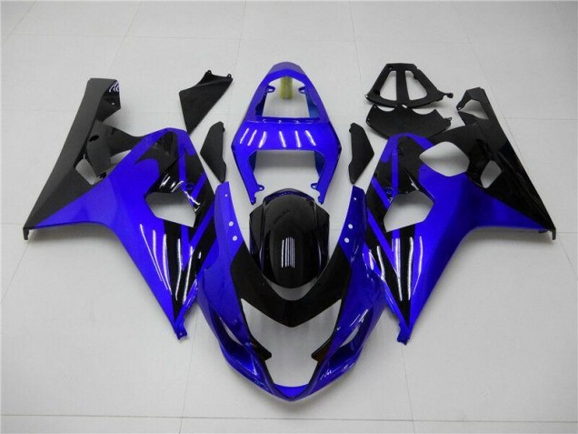 2004-2005 Blue Black Suzuki GSXR 600/750 Motorcycle Fairings Kits