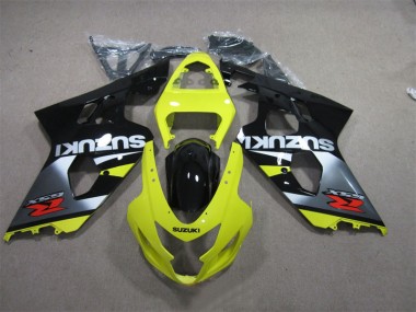 2004-2005 Yellow Black Suzuki GSXR600 Motorcycle Bodywork