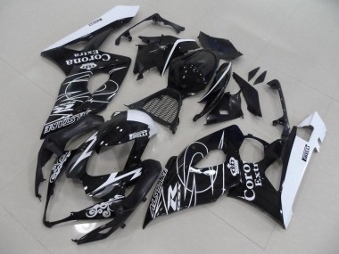 2005-2006 Black Corona Suzuki GSXR 1000 Bike Fairing Kit