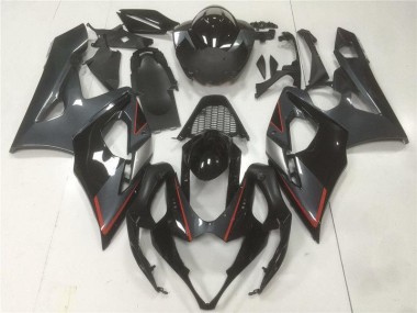 2005-2006 Black Grey Suzuki GSXR 1000 Moto Fairings