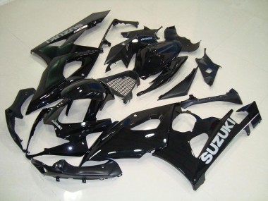 2005-2006 Black Silver Decals Suzuki GSXR 1000 Replacement Fairings