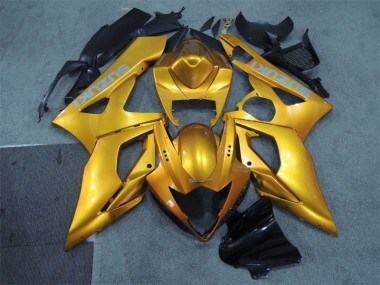 2005-2006 Gold Suzuki GSXR1000 Motorcycle Fairings Kit