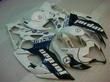 2005-2006 White Suzuki GSXR 1000 Motorcycle Fairings