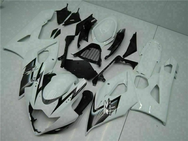 2005-2006 White Suzuki GSXR 1000 Motorbike Fairing