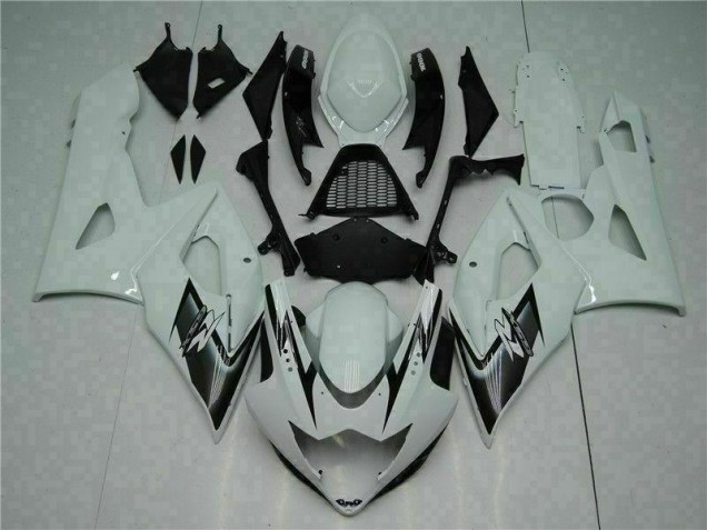 2005-2006 White Suzuki GSXR 1000 Motorbike Fairing