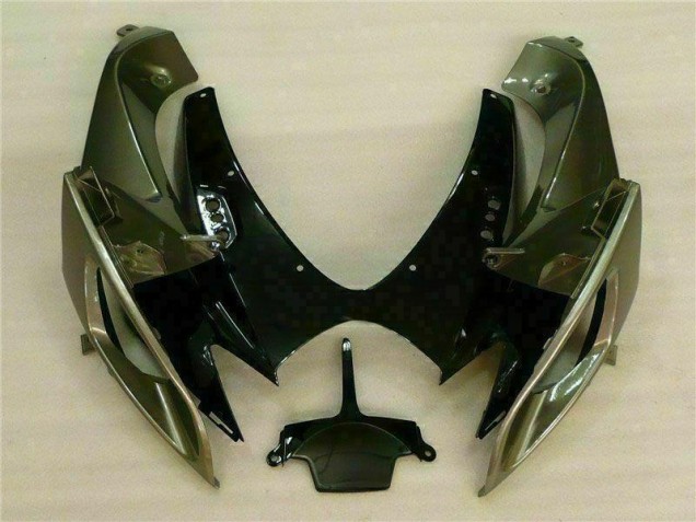 2006-2007 Black Grey Suzuki GSXR 600/750 Motorcycle Fairing Kits