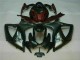 2006-2007 Black Red Suzuki GSXR 600/750 Motorcycle Fairings