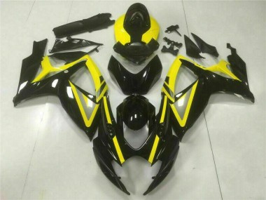 2006-2007 Black Suzuki GSXR 600/750 Replacement Fairings