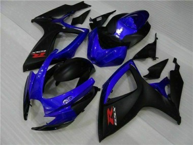 2006-2007 Blue Black Suzuki GSXR 600/750 Motorbike Fairing Kits