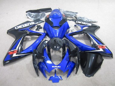 2006-2007 Blue Black Suzuki GSXR750 Motorbike Fairing