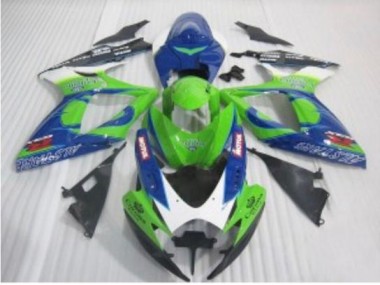 2006-2007 Blue Green Suzuki GSXR 600/750 Motor Fairings