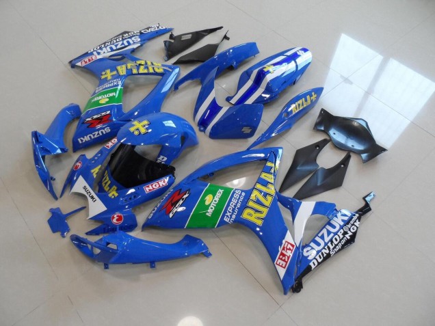 2006-2007 Blue Yellow Rizla Suzuki GSXR750 Replacement Fairings