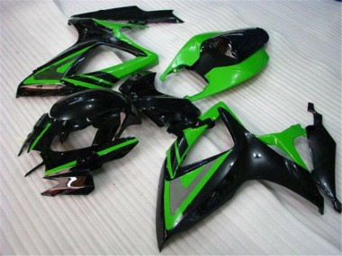 2006-2007 Green Black Suzuki GSXR 600/750 Motorcycle Bodywork