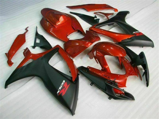 2006-2007 Red Black Suzuki GSXR 600/750 Motorcycle Bodywork